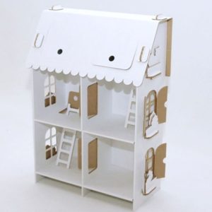 Кукольный домик из картона «Четыре комнаты», 1461569